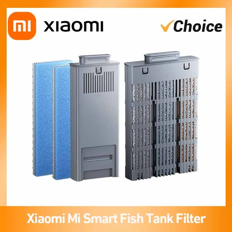 Original-Ersatzfilter für Xiaomi Mi Smart Fish Tank MYG100 Aquarium, 6 Monate Nutzbarkeit Mehrschichtige Physikalische & Biologische Filtration