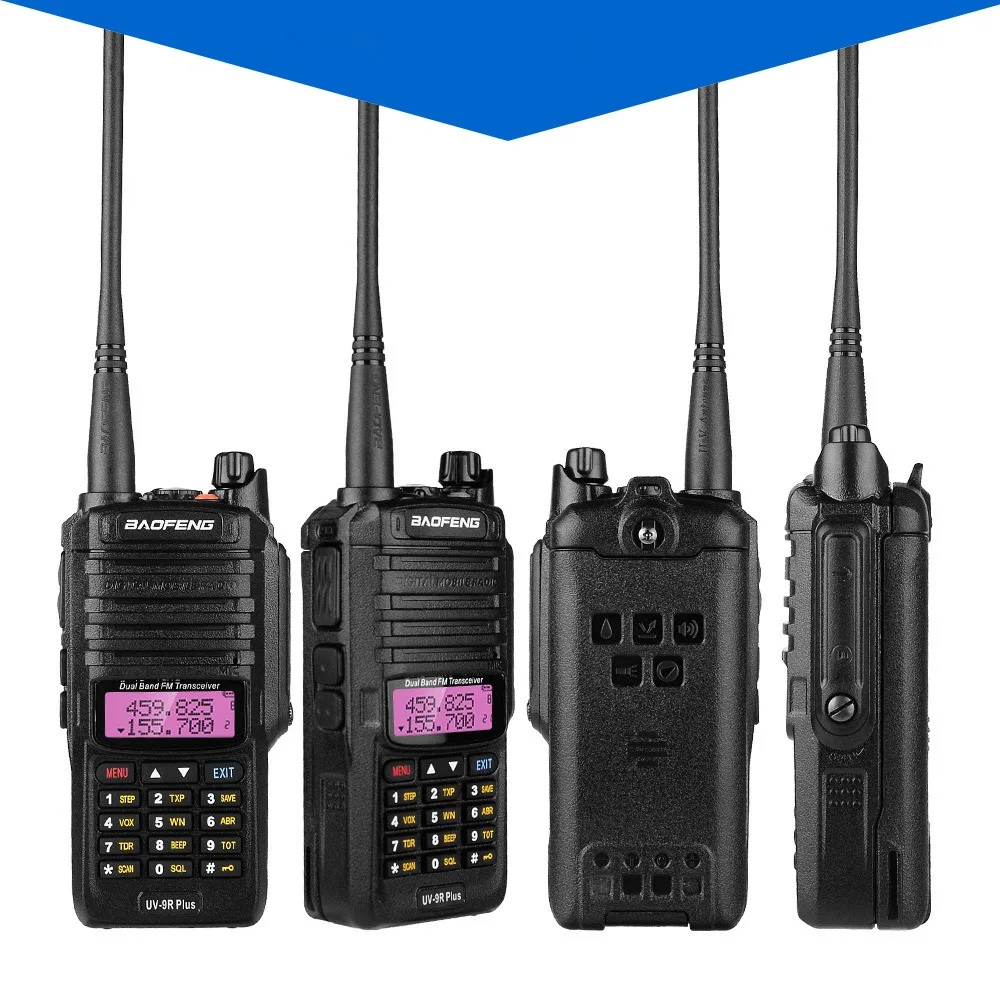 Baofeng High Quality Waterproof Walkie-talkie 8W High Power Remote Call Large Capacity Battery Dual-segment Handheld Intercom