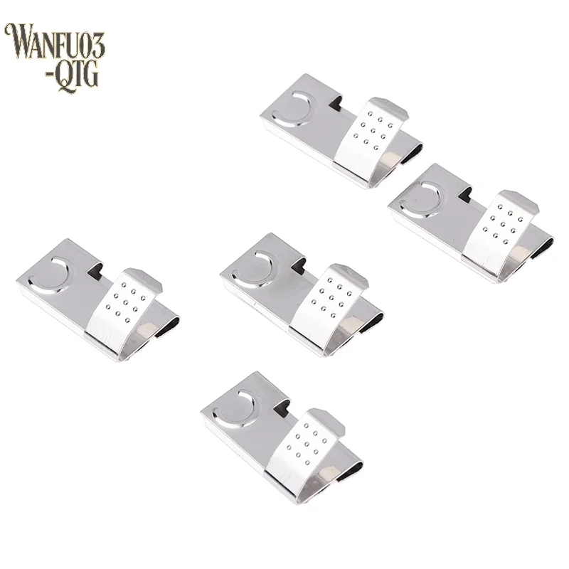 10Pcs Battery Clip AA Battery Contacts BC-290-NI Spring Steel Nickel Plated Positive Negative Mate