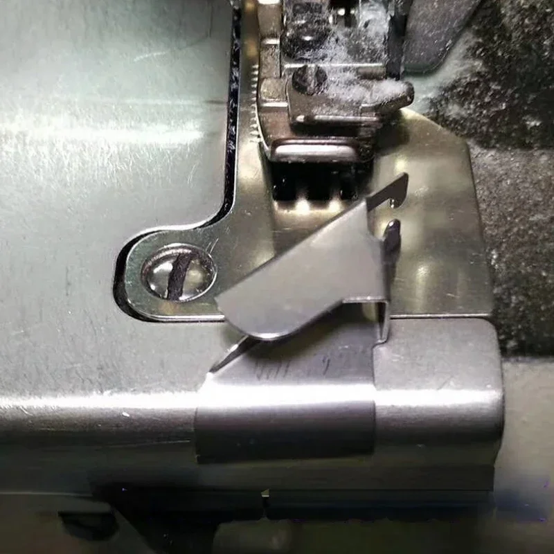 Máquina Overlock, artefacto antirizado, tapón de borde de tela anticorte, máquina de coser, localizador de calibre auxiliar antieversión