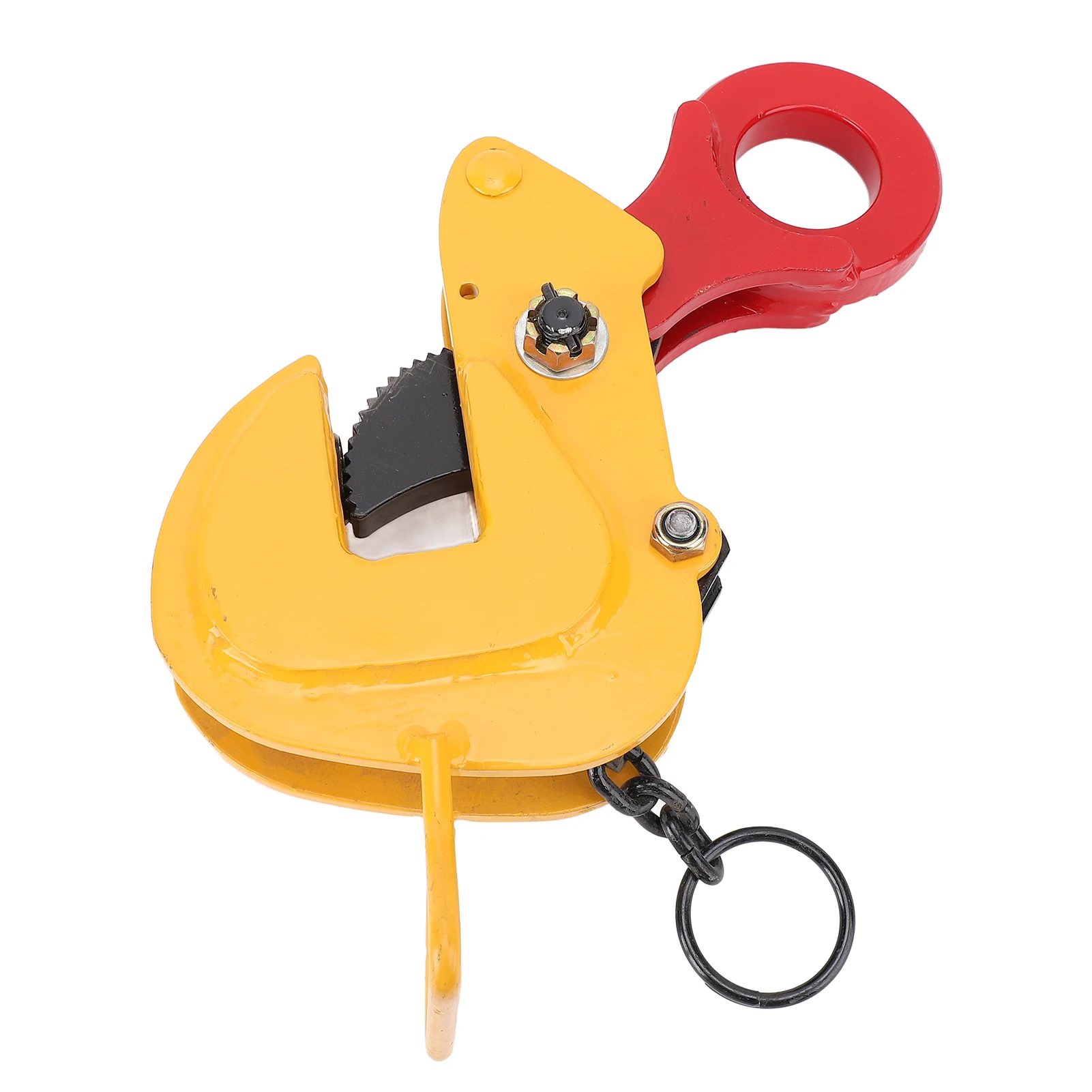 

2-тонная грузоподъемность для стальных рынков. Подъемный зажим для металлической стальной пластины. Прочный подъемный зажим для горизонтальной пластины. Низкоуглеродистая сталь.