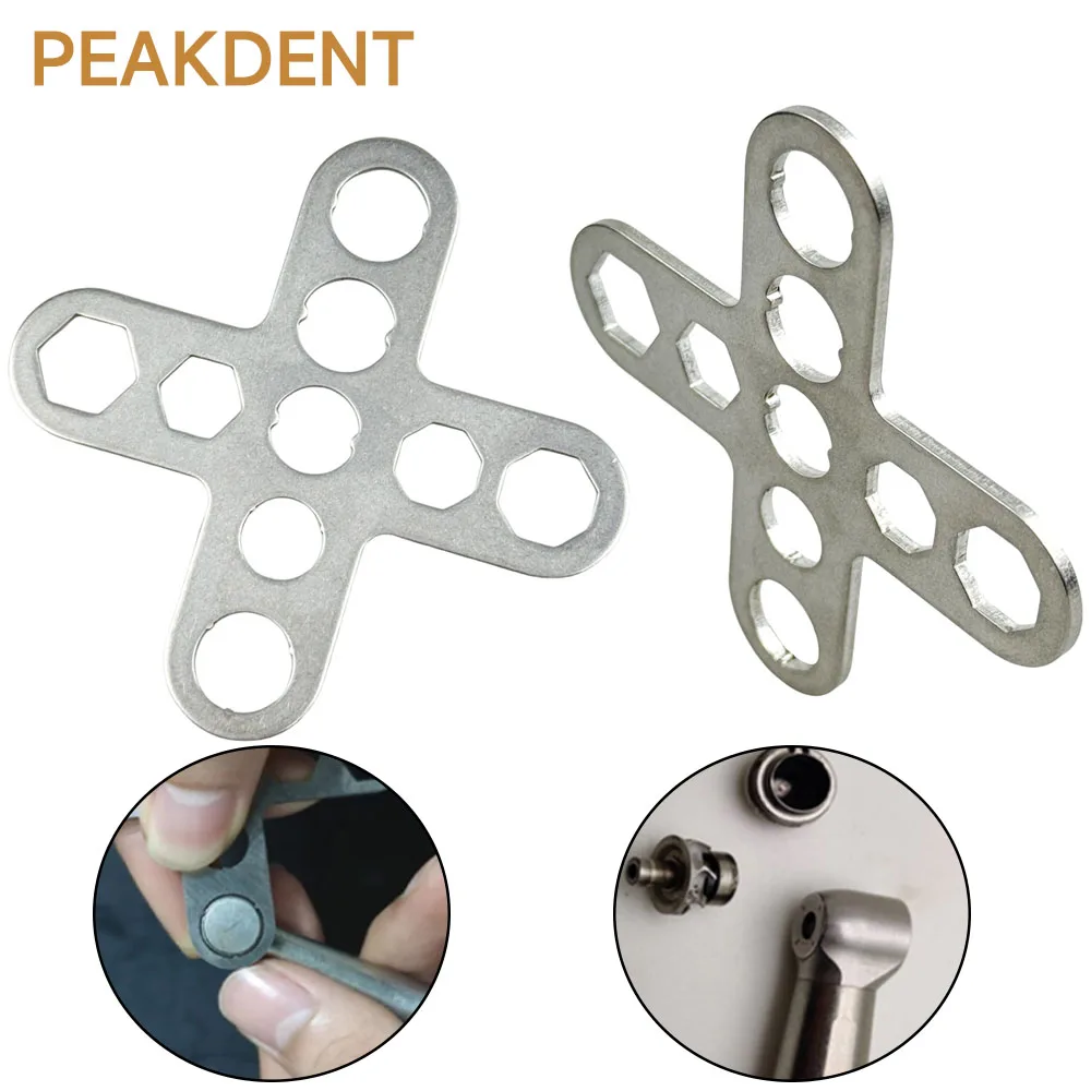 

Dental Handpiece Back Cover Wrench - Implant Motor and High-Speed Handpiece Wrench Rotor Shaft Maintenance and Disassembly Tool