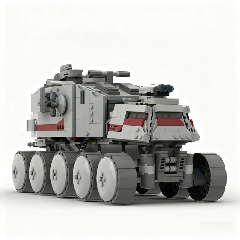 1358pcs MOC MODIFIED CLONE TURBO TANK Star Battle Model Building Blocks Construction Festival Gift Toys Education Brick Idea view 6