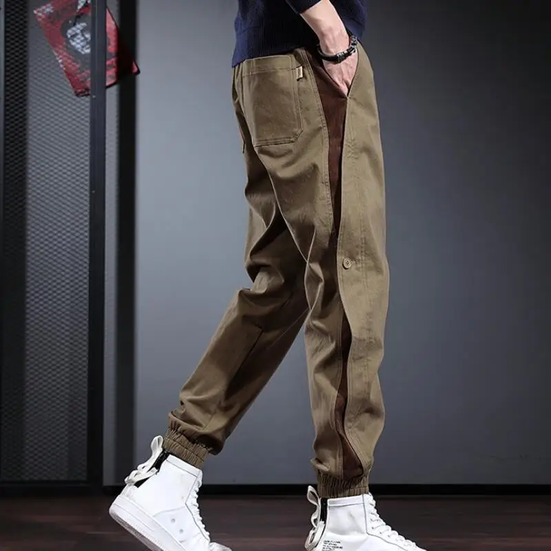 

Men's Clothing Man Y2K Joggers Baggy Sweats Man Plus Size Sweatpants Leisure Working Pants for Man Cargo Pants Streetwear