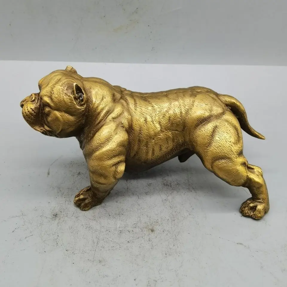 Collect copper dog decorations Shapi dog Bulldog home decoration