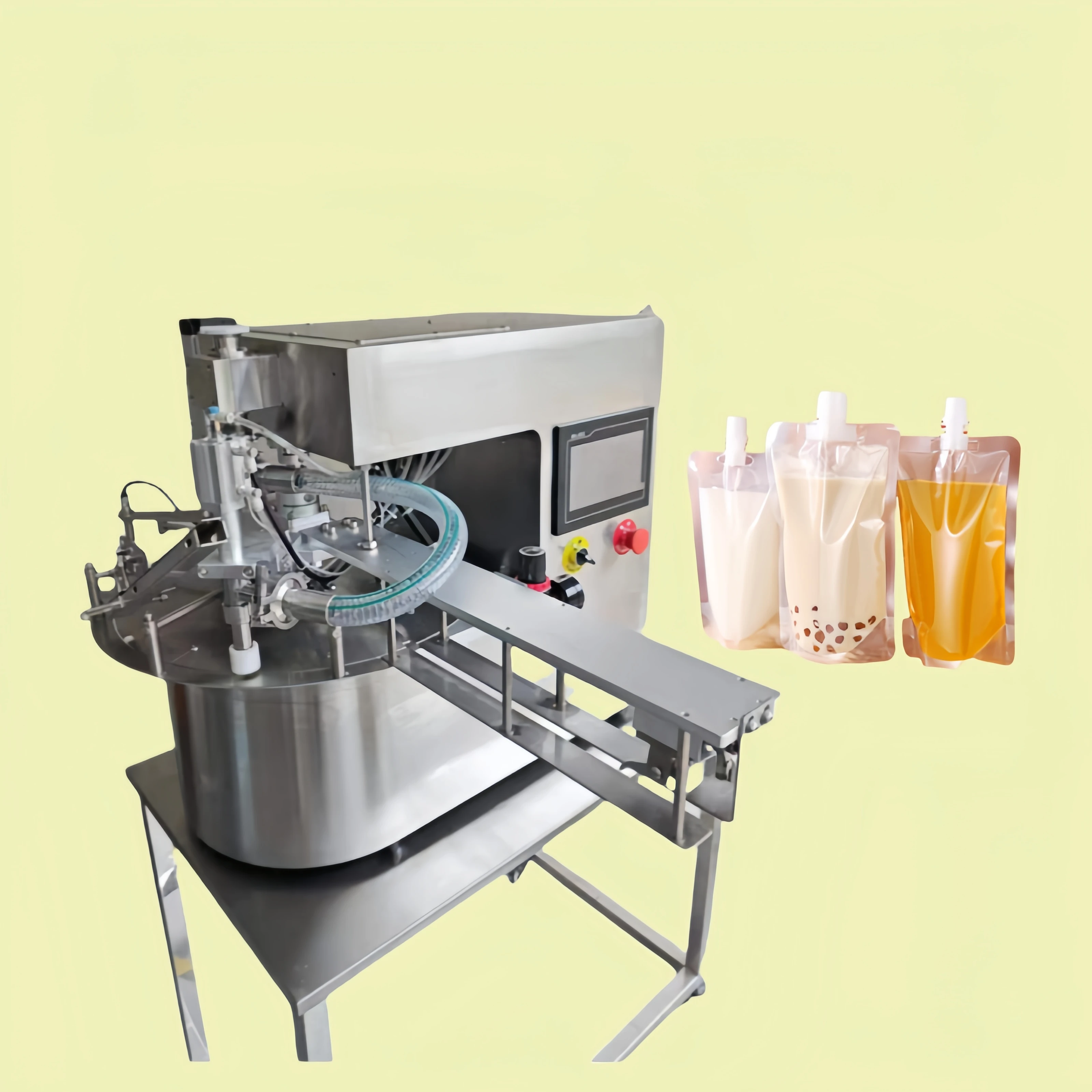 Model 2026 Fully Automatic Laundry Detergent Filling and Capping Machine, Vertical Packaging Bag