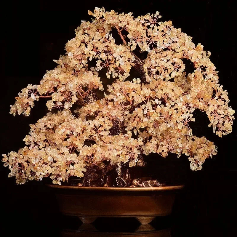 الراتنج شجرة الثروة هدية ل هووسورمينغ وفتح خزانة مشروبات غرفة المعيشة تأثيث المنزل فنغ شوي ديكور جذب الثروة #4