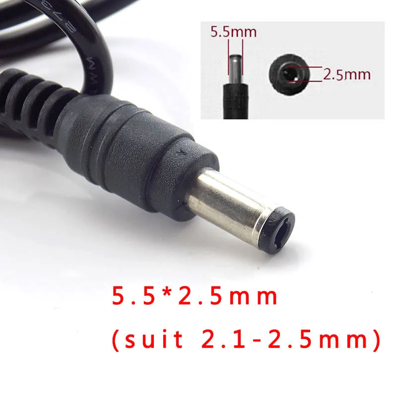 12V 2A 5.5mm x 2.5mm Power Supply US Plug Type AC 100V-240V To DC Adapter Plug For CCTV IP Camera J17