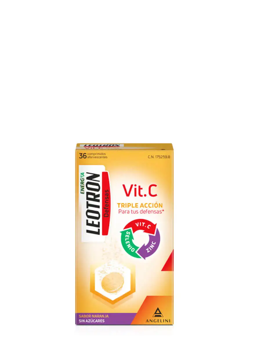 Leotron vitamin c 36 tablets-Triple protection, help your defenses, chosen prodcuto of the year.