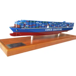 Shipping Container Cargo Ship Model Gemini Finished Product Simulation Ornament Gift