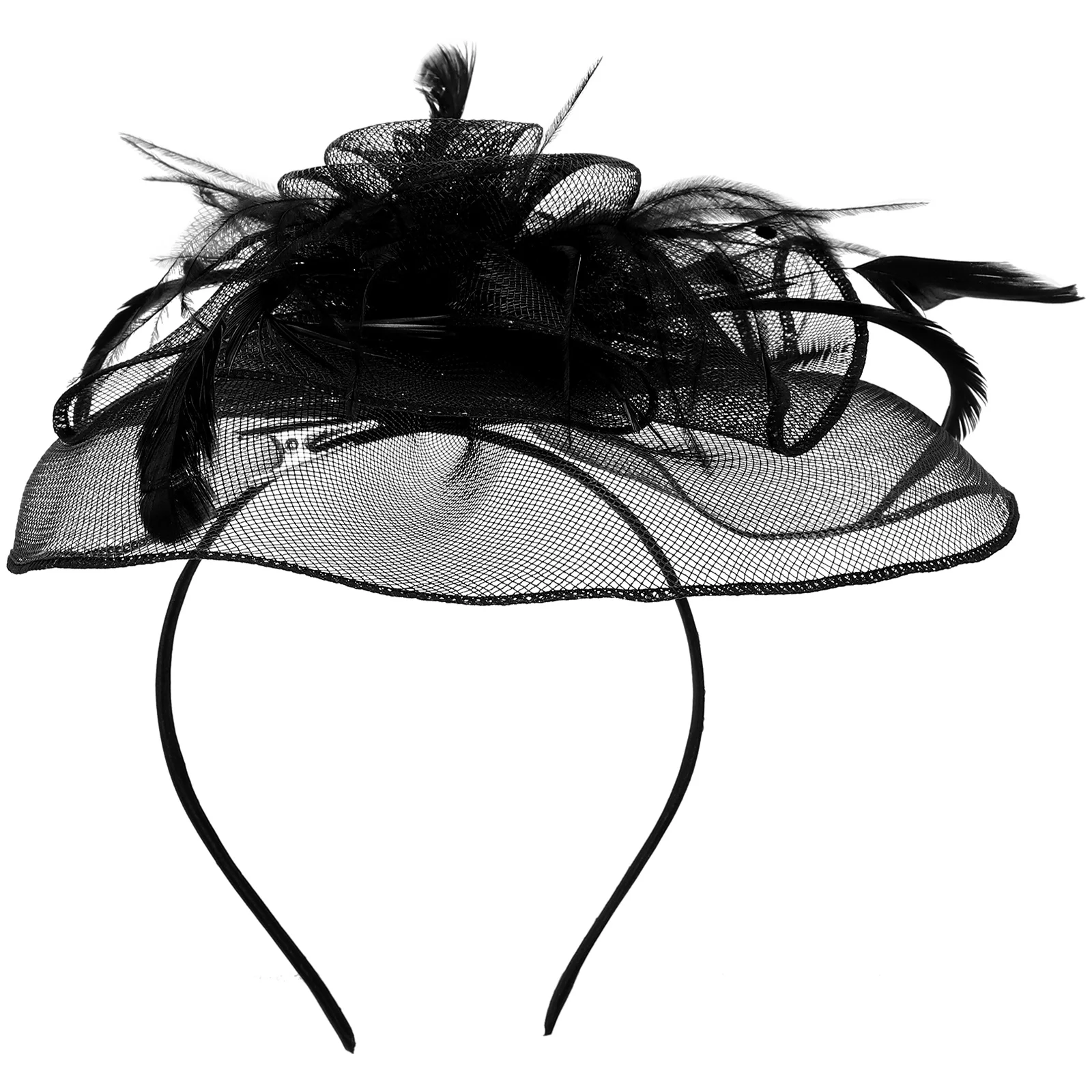 

Retro Veil Hair Accessories Wedding Bridal Fascinator Headband Nylon Mesh Bride