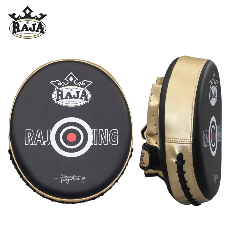 

RAJA Boxing Pad Curved Focus Mitt Hook jab Training Pad MMA Muay Thai Kickboxing Coaching Martial Arts Punching Hand Target 1PC