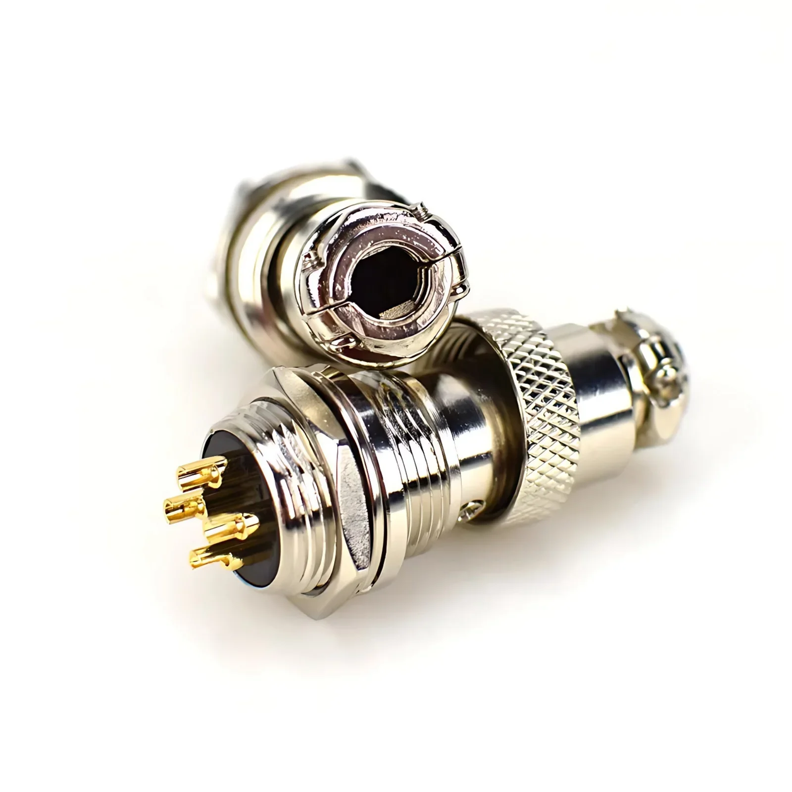 5/20/100Set GX16 Gold Plated Male&Female Docking Aviation Plug Circular Connector 2 3 4 5 6 7 8 9 10Pin Electric Wire Connector