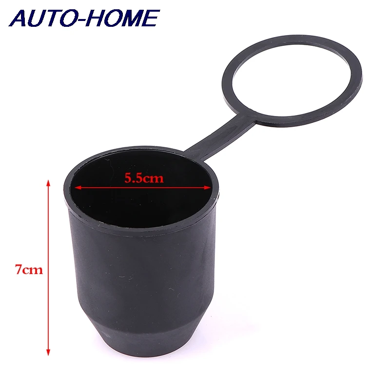 Universal 50mm Auto Tow Bar Ball Cover Accessories Durable Black Cap Towing Hitch Caravan Car Trailer Towball Protective Cover