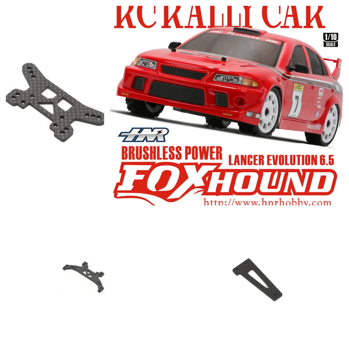 

HNR H98287 H98288 H98290 For 1/10 H9804/9804-MK FOXHOUND RC Model Cars Rally Racing Off-Road Original Accessories