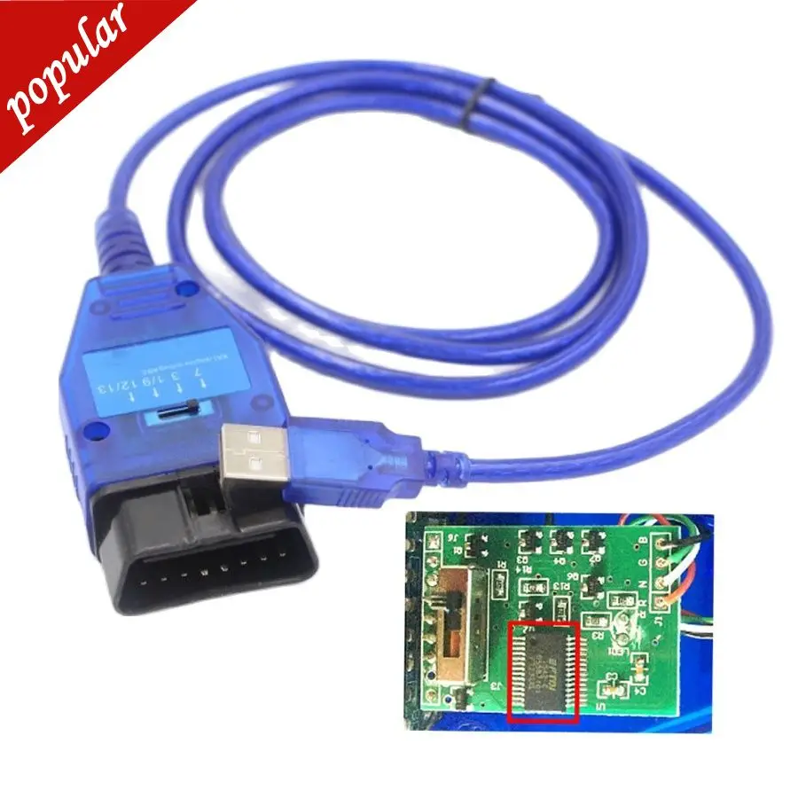 

New FTDI FT232RL Chip Auto Car Obd2 Diagnostic Cable for VAG USB forFiat VAG USB Interface Car Ecu Scan Tool 4 Way Switch