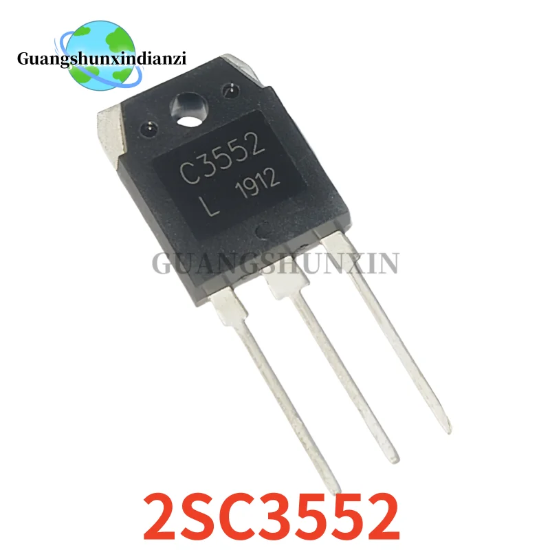 

5-10-20PCS/Lot Brand New C3552 2SC3552 TO-3P 1100V 12A 150W Ultrasonic power triode In Stock