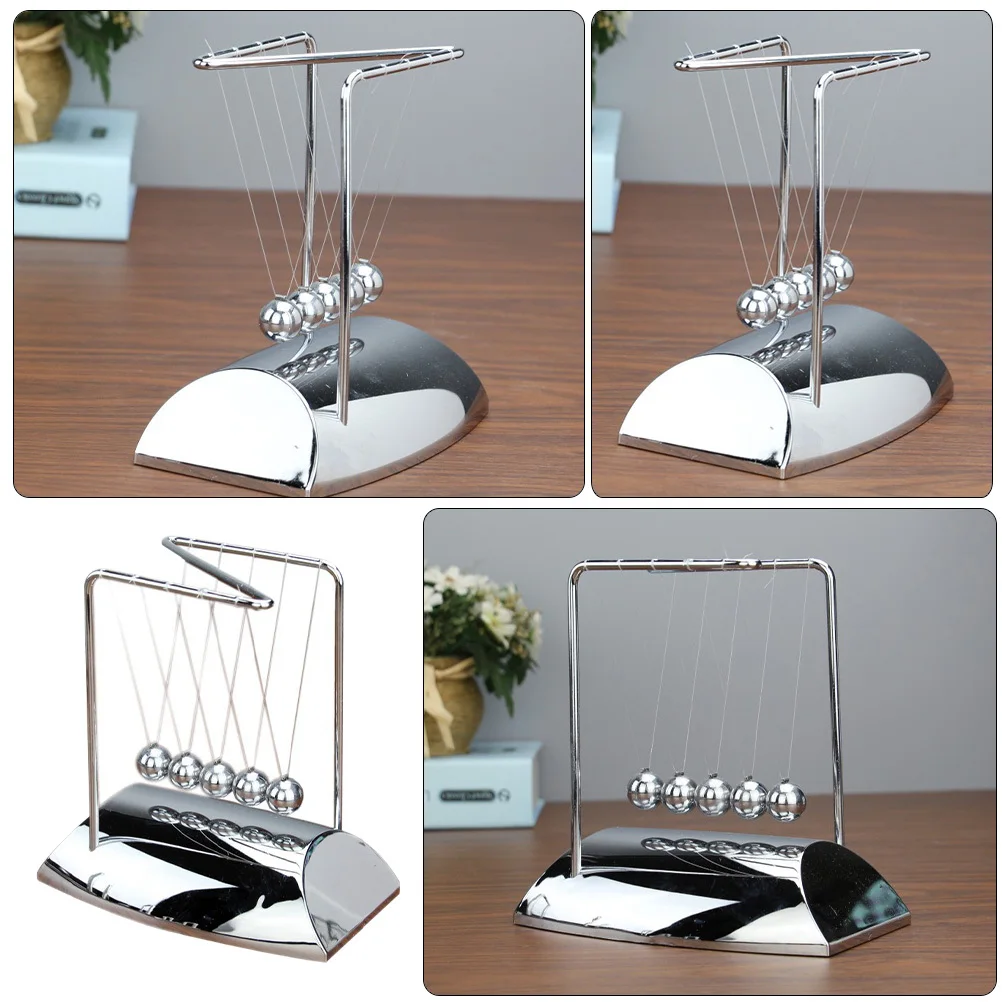 ลูกบอลนิวตันทรงตัวรูปตัว Z ของตกแต่งโต๊ะทำงาน ของเล่นวิทยาศาสตร์เพื่อการศึกษา งานฝีมือสร้างสรรค์ ฟิสิกส์สุดเก๋ ของตกแต่งบ้าน ลูกบอลนิวตันทรงตัว