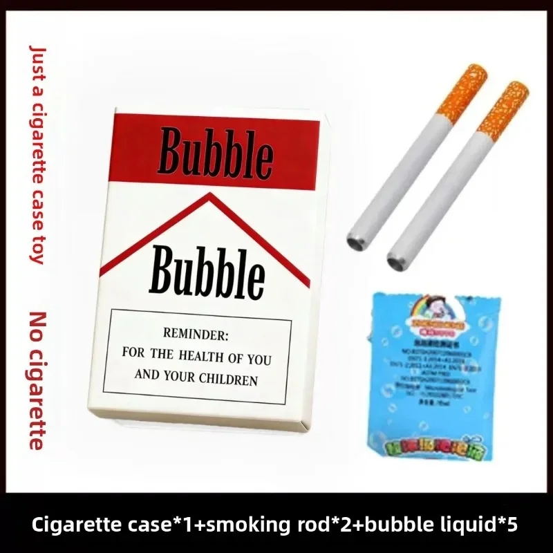 Abstract ing Box Toy Creative Prank Bubble Bottle Str Relief Funny Photoaphy Prop Reatic Sigaret Simulatie Speelgoed