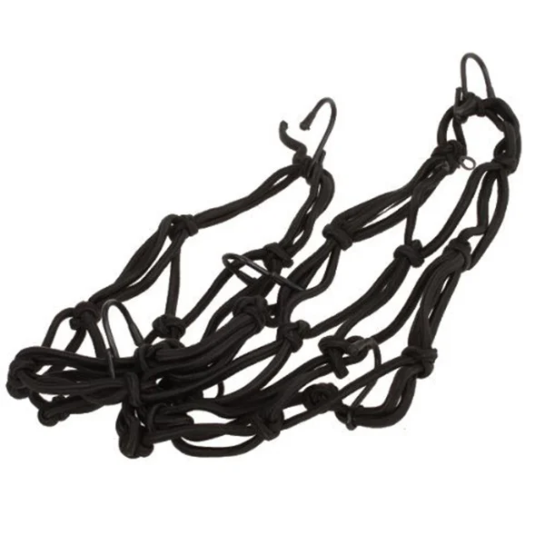 

Black Motorcycle Mesh Net Bag 28x28cm Bungee Storage Carrier 6 Hooks Cargo Transport Bike Luggage Net Mesh Bag