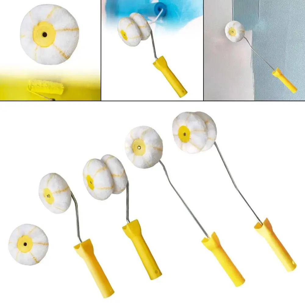 New 40cm Drywall Corner Roller Handheld Round Corner Painting Tool Paint Roller for Wall Painting Decoration Eaves Baseboard