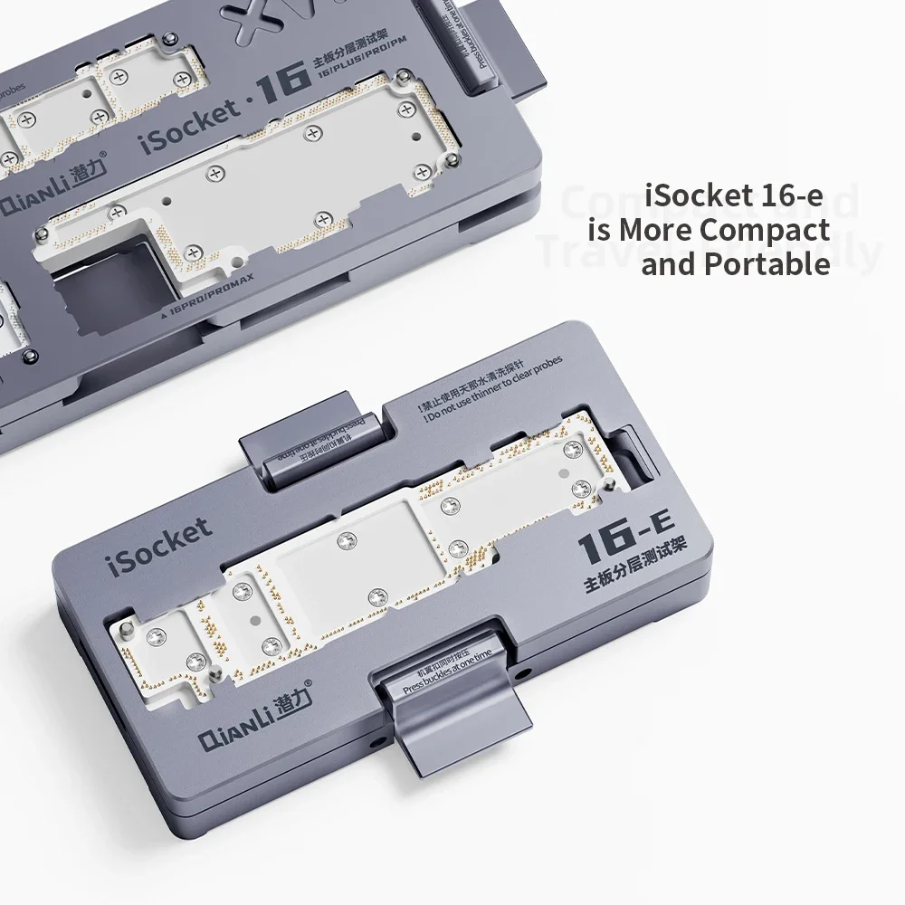 QIANLI iSocket 16E Motherboard Middle Layer Test Frame for iPhone 16e Logic Board Diagnostic Double-deck Tester Tools