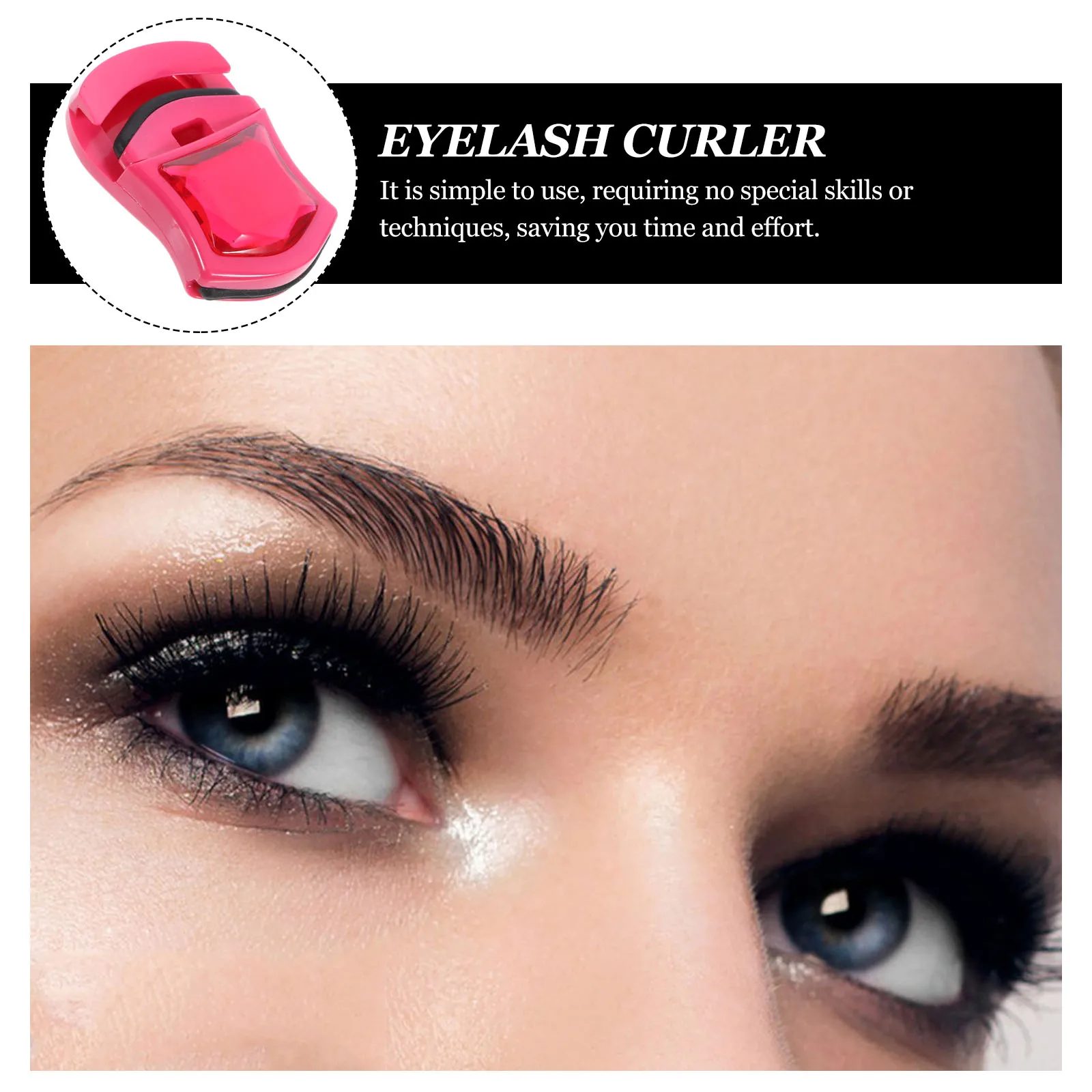 

Eyelash Curler Unique Design Lash Curling Tool For Durable Makeup Eye Lash Clamp Stylish Color