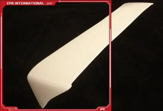 Car-styling D-Max Style Fiberglass Rear Roof Spoiler Wing FRP Fiber Glass DM Splitter Lip Part For Nissan Skyline R32 GTS GTR