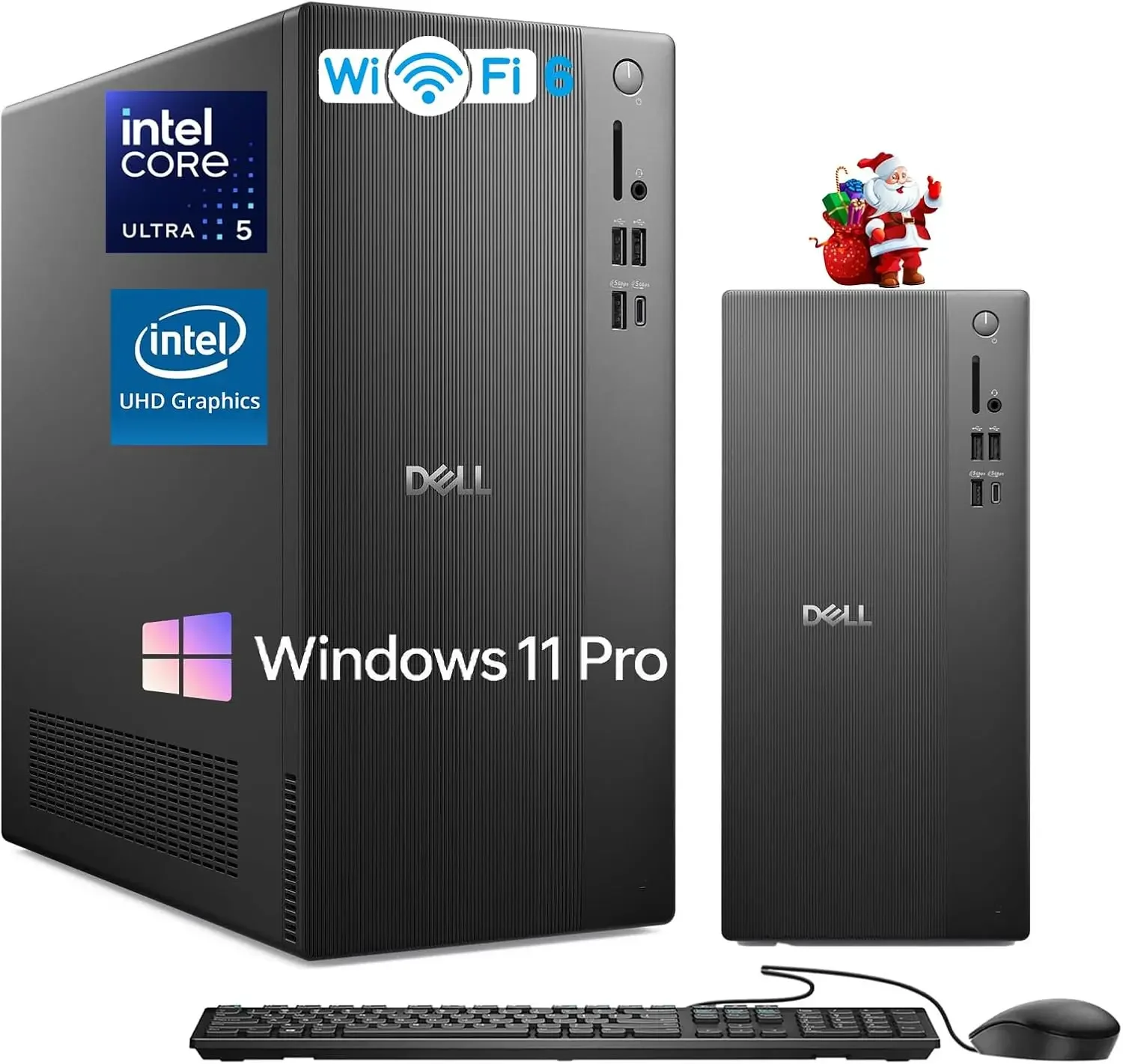

32GB DDR5 RAM, 1TB SSD, Supports Multiple Monitors, Intel UHD Graphics, Win 11 Pro, Wifi6, Wired Keyboard and Mouse