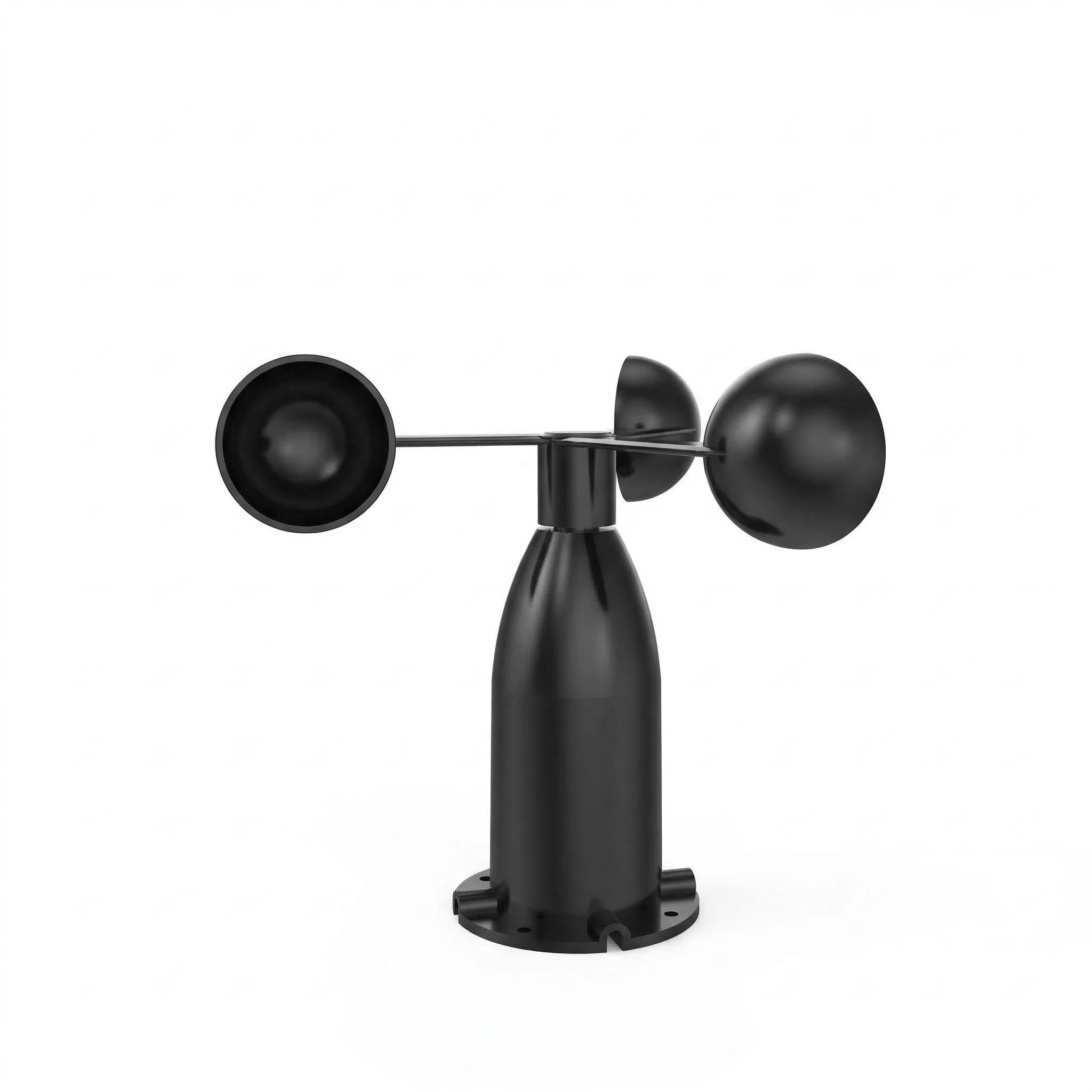 OHTS1080 Three-Cup Wind Speed Sensor | Aluminum Alloy Housing | RS485 Modbus RTU | Industrial Grade Anemometer