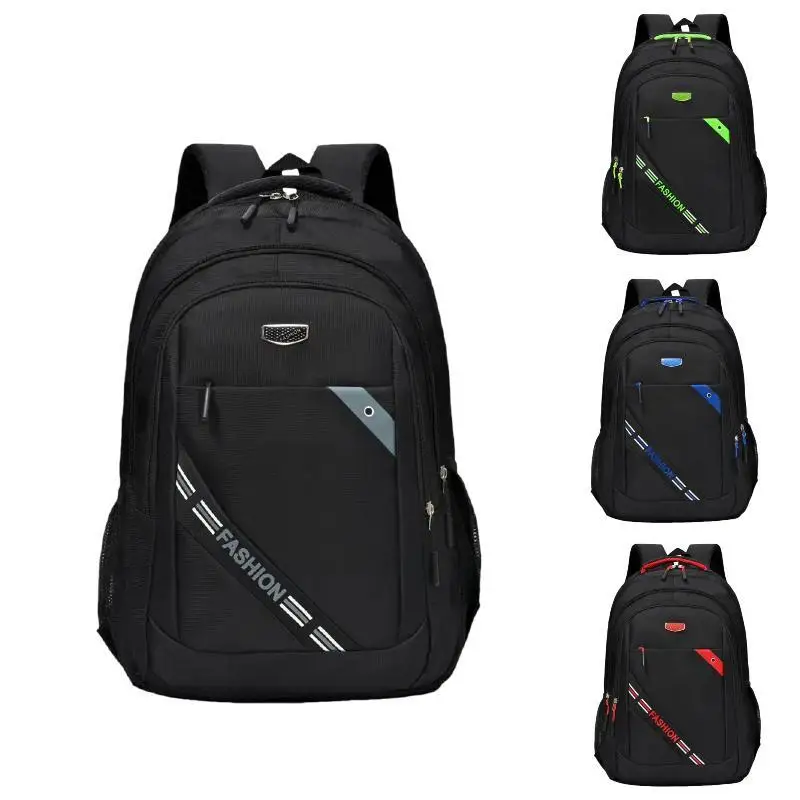 

Casual Backpack Fashionable Men'S And Women'S Letter Printed Schoolbag Outdoor Water-Repellent Computer Backpack