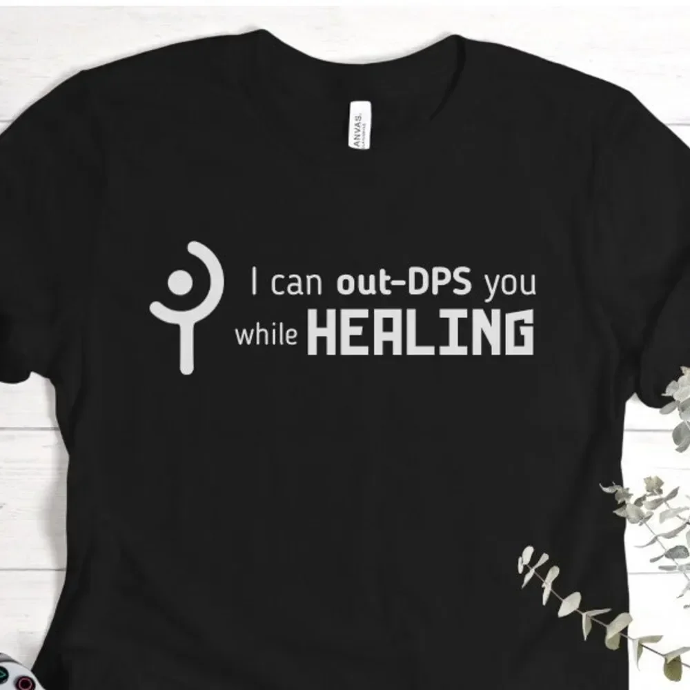 Ffxiv White Mage T Shirt Final Fantasy Xiv Healer For Gamer
