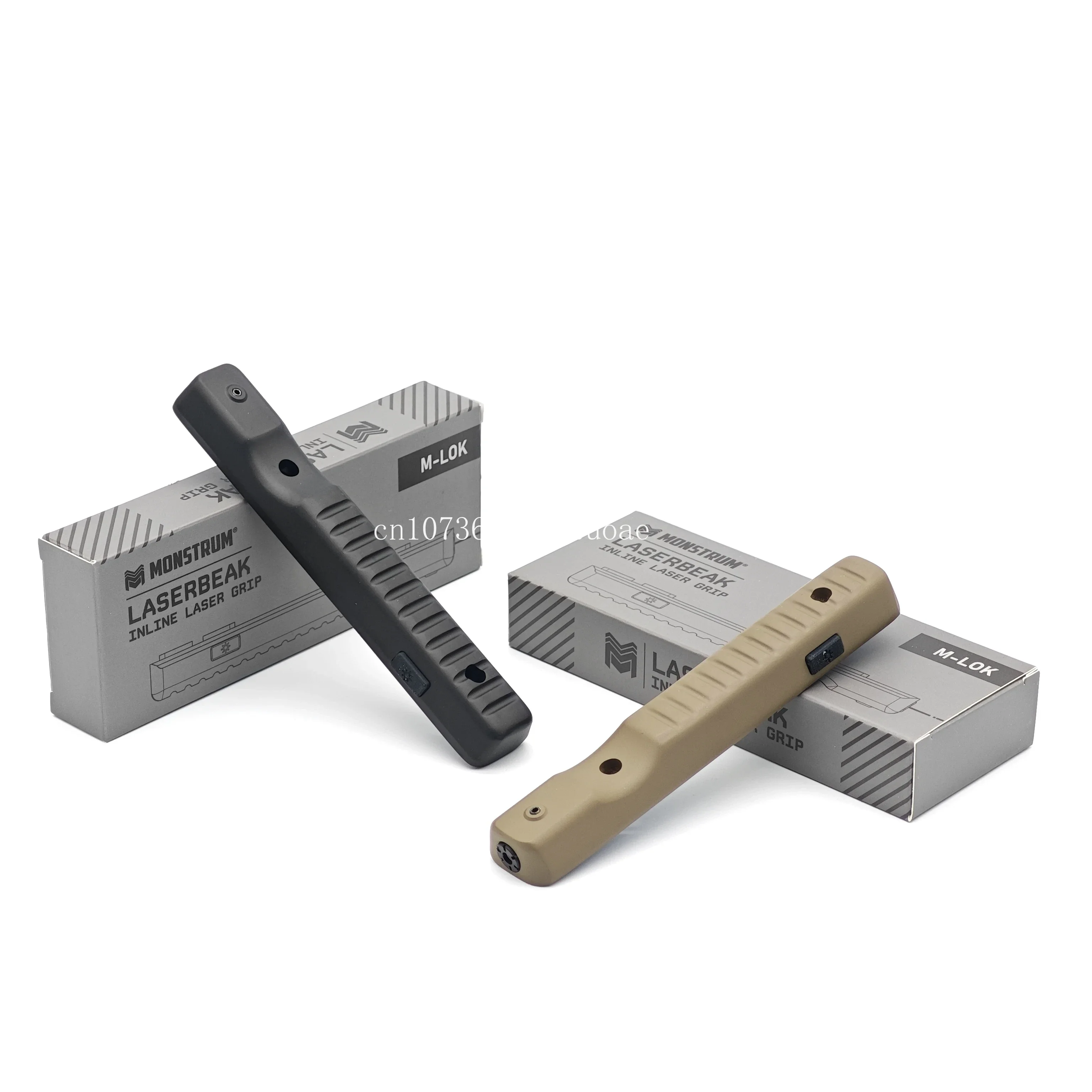 Monstrum Laserbeak رؤية ليزر زرقاء/أخضر مع بطارية M-LOK مع مسدس USB-C قابل لإعادة الشحن متوافق مع السيليكون اللمسي