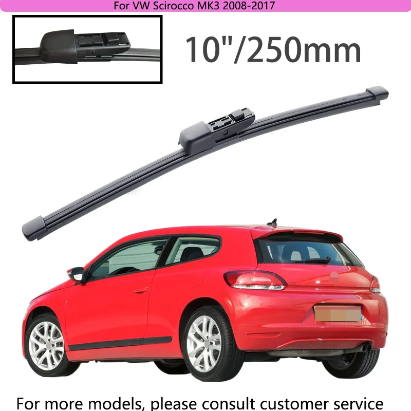 

For VW Scirocco MK3 2008-2017 Car Accessories 10" Rear Windshield Windscreen Washer Wiper Blade