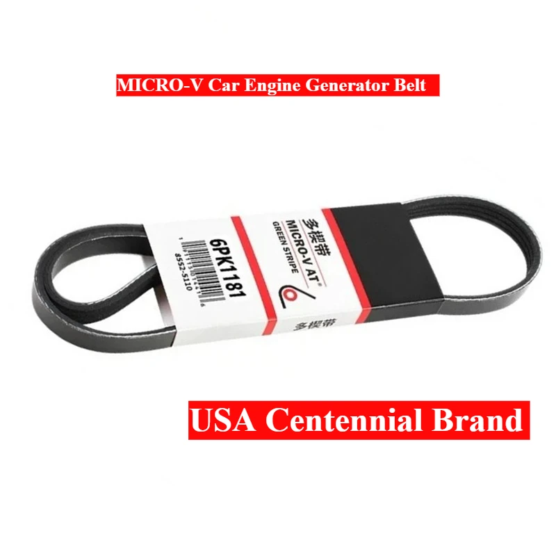 6PK2138 6PK2145 6PK2155 6PK2160 6PK2190 6PK2196 6PK2200 6PK2210 6PK2211 6PK2217 6PK2225 USA MICRO-V Car Engine Generator Belt