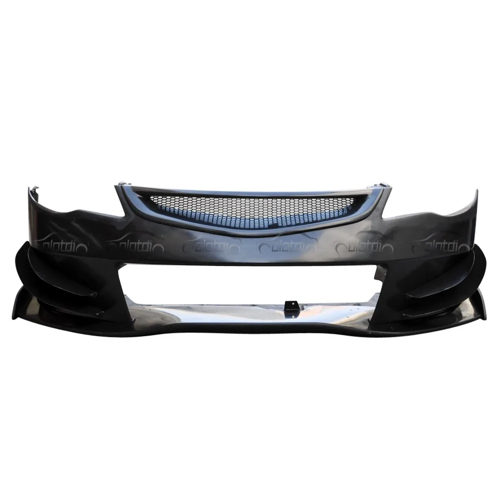 JS Style FRP Material Car Body Kits Front Bumper for Hondas Civics FD2 Type R 8th Chin Lip 2006+