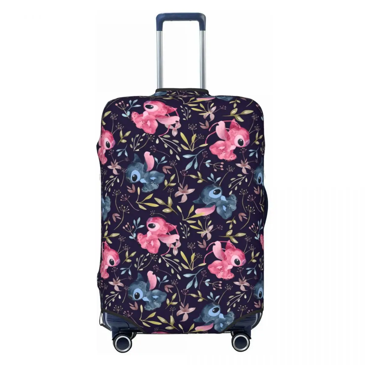 

Custom Tropical Floral Stitch Luggage Cover Fashion Suitcase Protector Covers Suit For 18-32 inch