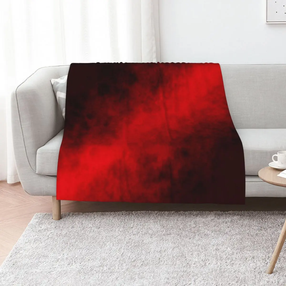 Red Smoke Throw Blanket for winter Flannel Thermal blankets ands Decorative Beds Blankets For Sofas Blankets