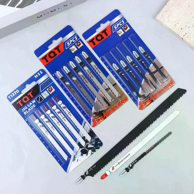 

Double-Sided Jigsaw Blades For Efficient Curved Cutting, Wood & Plastic Saber Saw Blades Set For Diyers & Carpenters