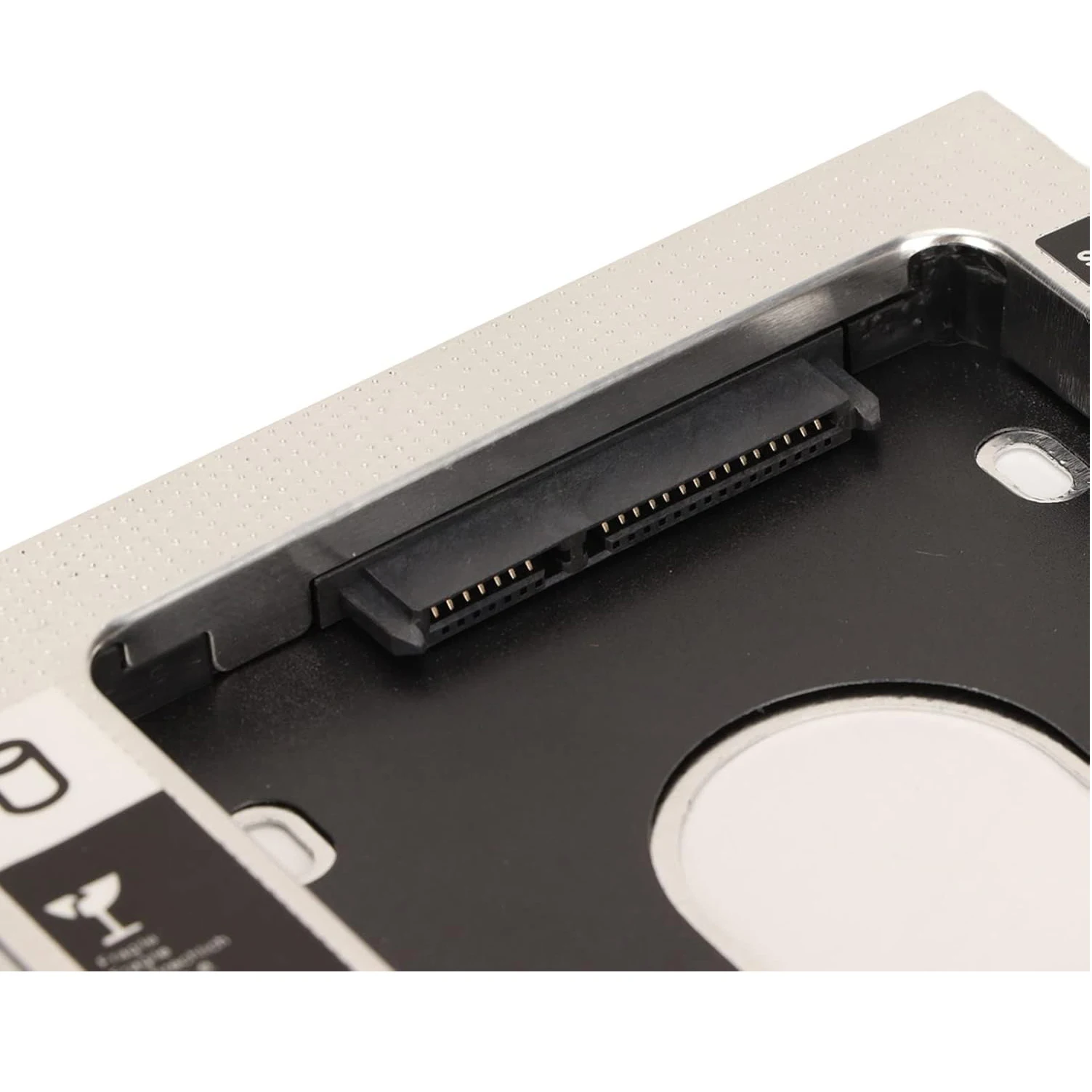 Aluminum Universal 12.7mm SATA 2nd Hard Drive HDD SSD Optical Bay Caddy Frame for Dell Inspiron One 2330 2320 2305 2205 DS-8A8SH