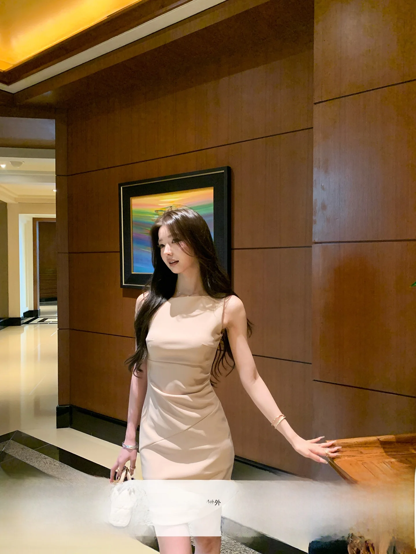 

Платье YOLI Zhang Yuli Moonlight Beauty без рукавов, женское, весеннее, элегантное, приталенное, из полиэстера и эластана
