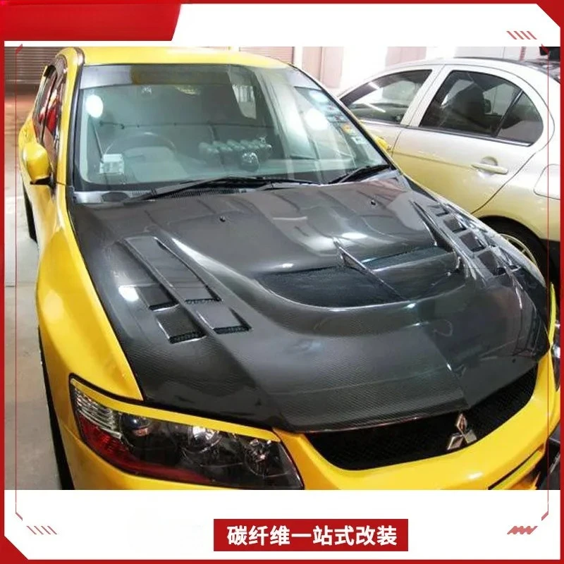 

Suitable for Mitsubishi Evolution modified VCII Evo8 9 carbon fiber engine hood engine hood