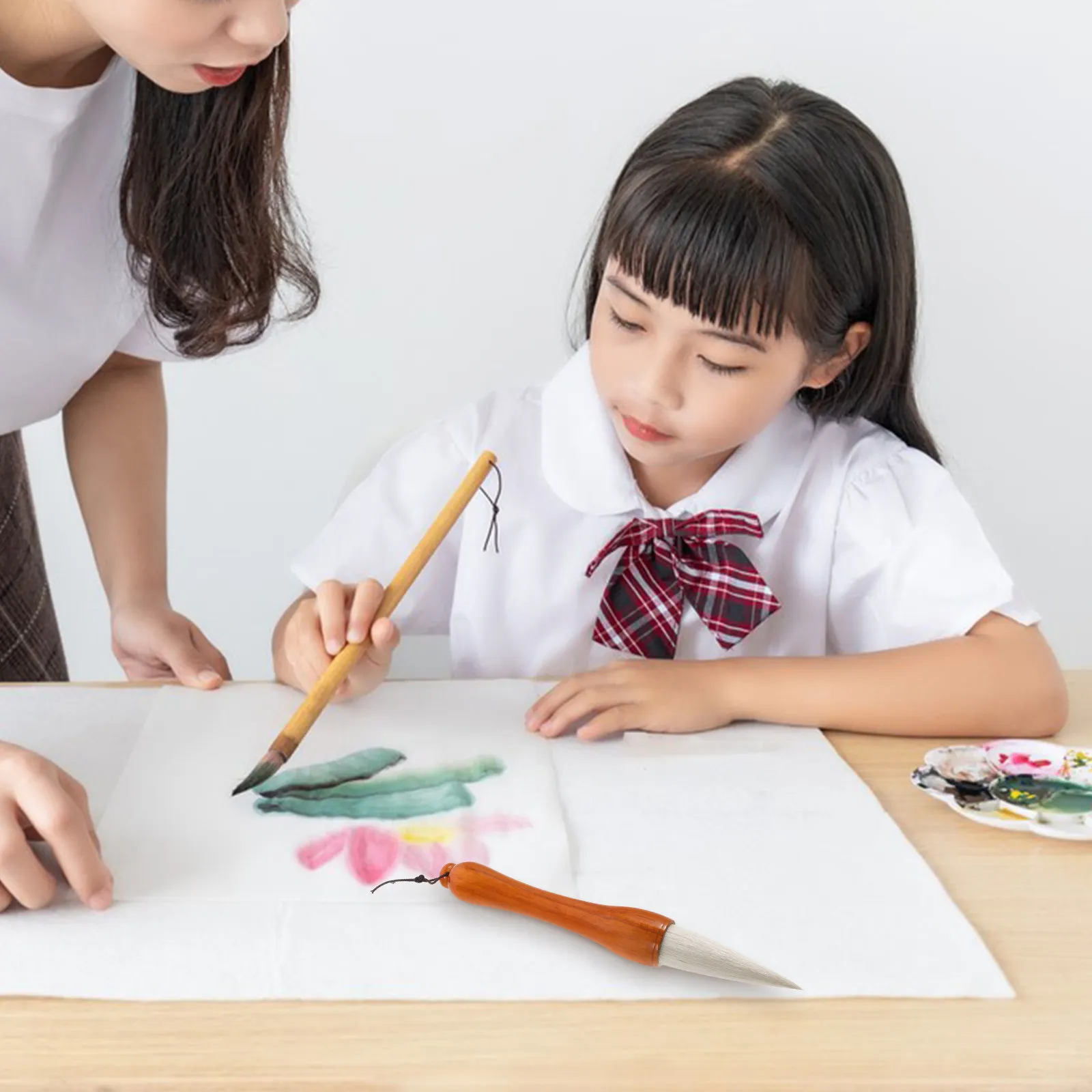 

Традиционная китайская каллиграфическая кисть с тонким наконечником, для плавных линий, высококачественная, для письма и рисования