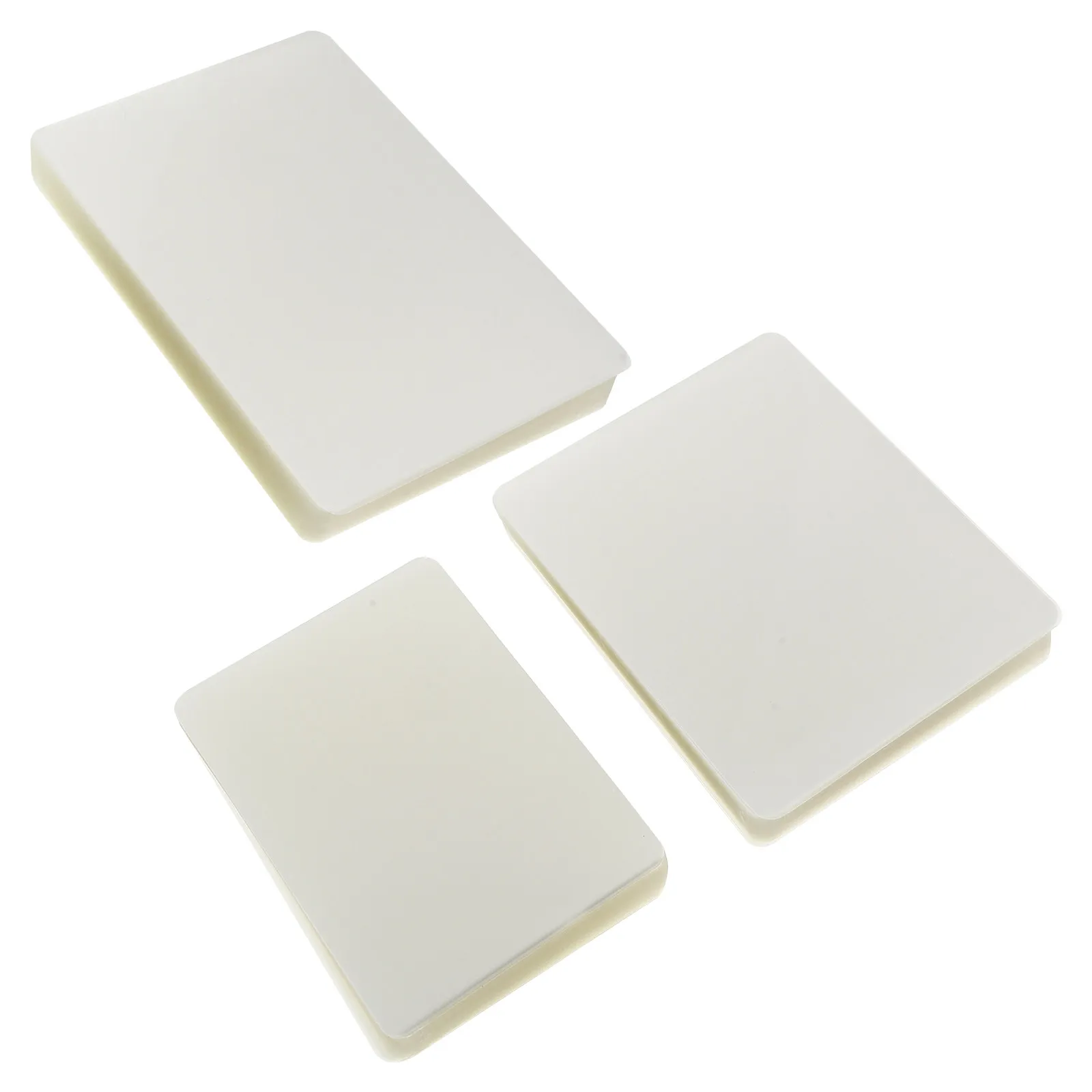 

3Sets Plastic Laminating Film Photo Protection Clear Waterproof Laminating Sheets for Photo Card Picture Sealing Use