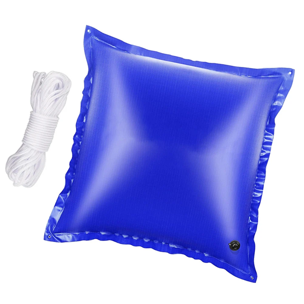 Blue 122x122cm Square Winter Pool Cushion PVC Blue Winter Cushion- Pool Pillow Frost Protection For Most Air Pumps