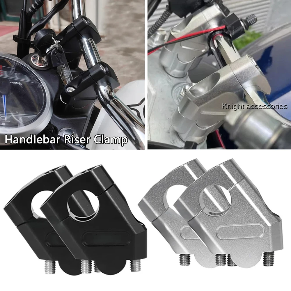 Motorcycle Handlebar Riser Clamp CNC Handle Bar Lift Extend Adapter Mount For Honda GB350 GB 350 gb350 350