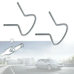 2pcs Auto Window Winder Rocker Spring Tool Car Door Handle Crank Metal Retainer Roll Up Clip Hooks Car Interior Accessories