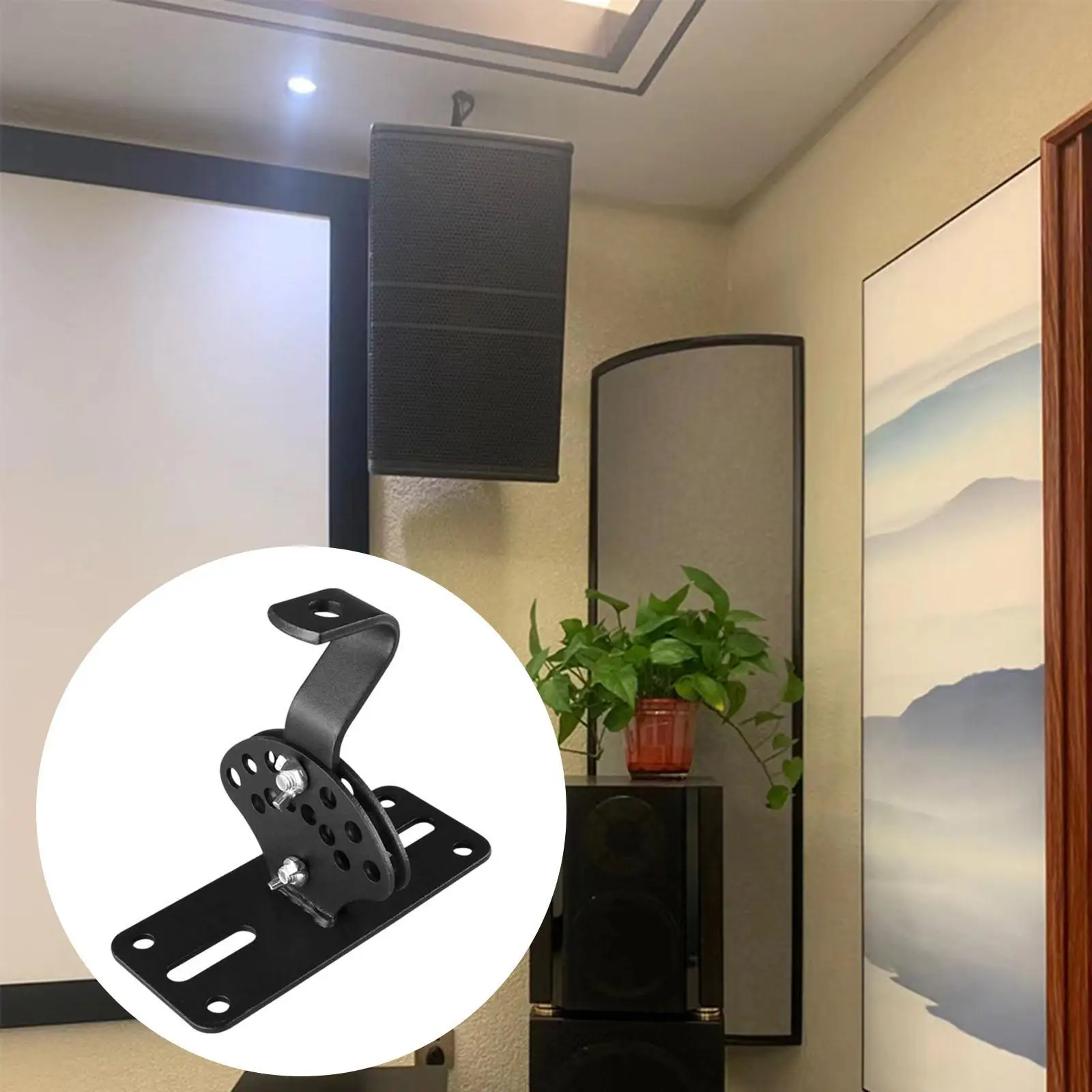 Smart Speaker Shelf Portable Speaker Holder for Bathroom Living Room Bedroom