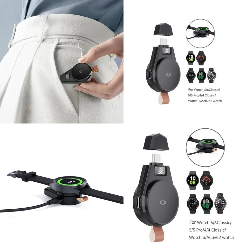 

R53C Беспроводное часовое зарядное устройство Магнитная зарядная станция для часа для наблюдения 6/5/Active 2