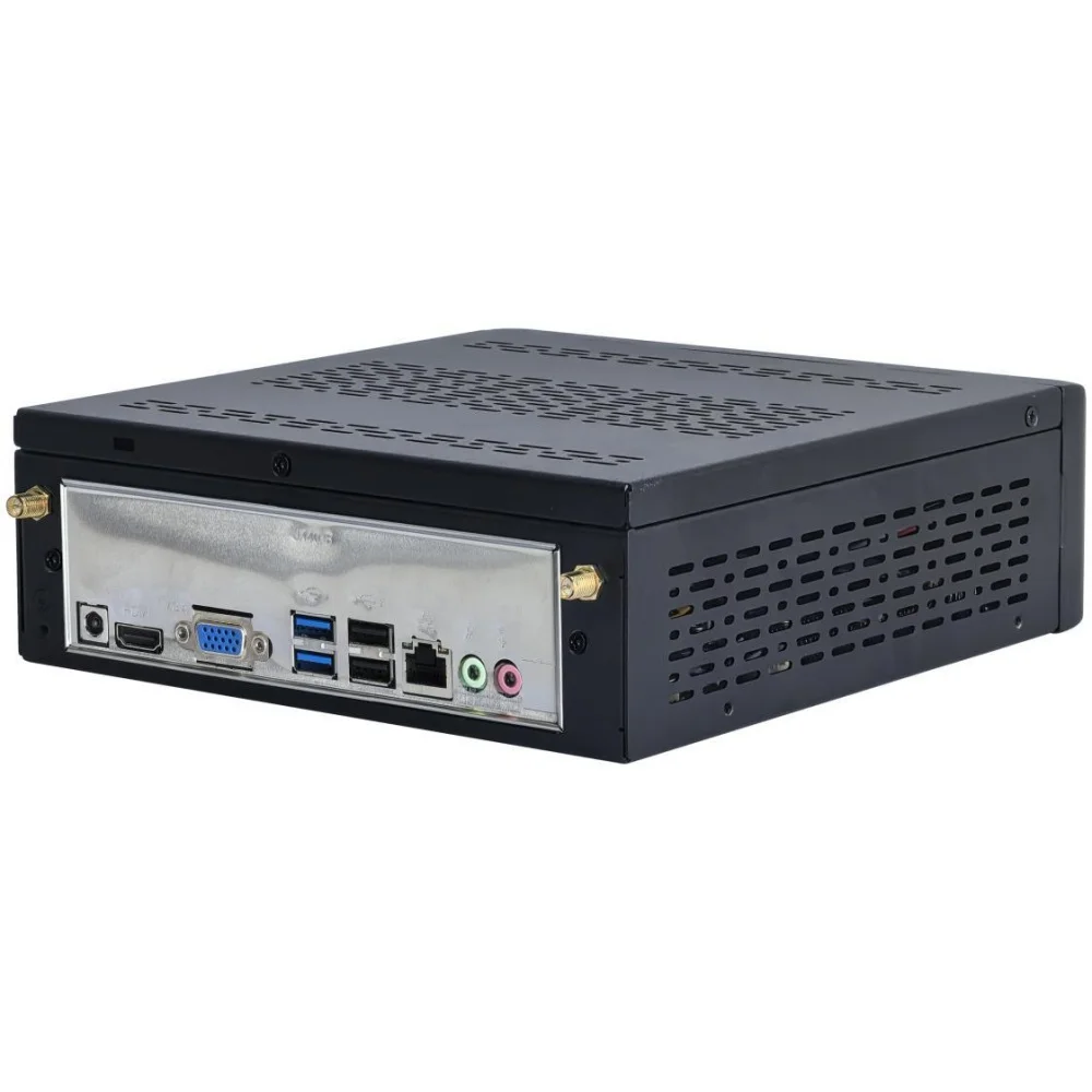 HD6001-QM6300 Mini PC Alder Lake 12th Gen LGA1700 Core I3 I5 I7 I9 Dual DDR4 Max 64G 12V/19V Power